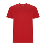 Katoenen t-shirt met logo 190 g/m² Roly Direct Stafford kleur rood tweede weergave