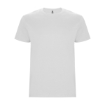 Katoenen t-shirt met logo 190 g/m² Roly Direct Stafford kleur wit tweede weergave