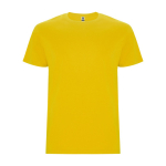 Katoenen t-shirt met logo 190 g/m² Roly Direct Stafford kleur geel tweede weergave