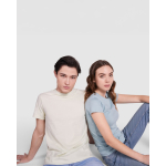 Katoenen t-shirt met logo 190 g/m² Roly Direct Stafford kleur turkoois derde gebruiksweergave
