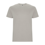 Katoenen t-shirt met logo 190 g/m² Roly Direct Stafford kleur mat zilver tweede weergave