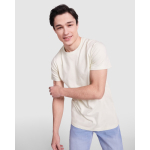 Katoenen t-shirt met logo 190 g/m² Roly Direct Stafford kleur mist groen eerste gebruiksweergave