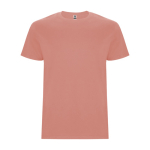 Katoenen t-shirt met logo 190 g/m² Roly Direct Stafford kleur rood-bruin tweede weergave