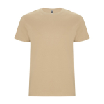 Katoenen t-shirt met logo 190 g/m² Roly Direct Stafford kleur zand tweede weergave