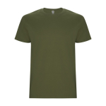 Katoenen t-shirt met logo 190 g/m² Roly Direct Stafford kleur miliair groen tweede weergave