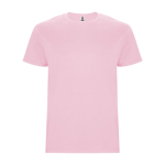 Katoenen t-shirt met logo 190 g/m² Roly Direct Stafford kleur lichtroze tweede weergave