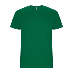 Katoenen t-shirt met logo 190 g/m² Roly Direct Stafford kleur smaragdgroen  tweede weergave