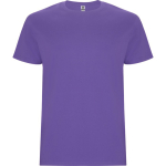 Katoenen t-shirt met logo 190 g/m² Roly Direct Stafford kleur paars eerste gebruiksweergave