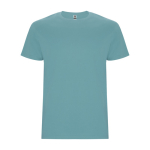 Katoenen t-shirt met logo 190 g/m² Roly Direct Stafford kleur grijsachtig blauw tweede weergave