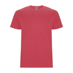Katoenen t-shirt met logo 190 g/m² Roly Direct Stafford kleur onverzadigd rood tweede weergave