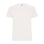 Katoenen t-shirt met logo 190 g/m² Roly Direct Stafford kleur gebroken wit tweede weergave