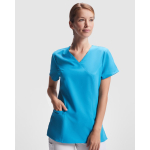 Dames tuniek van polyester en elastaan 170 g/m² Roly Ferox kleur wit eerste gebruiksweergave
