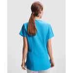 Dames tuniek van polyester en elastaan 170 g/m² Roly Ferox kleur wit vijfde gebruiksweergave