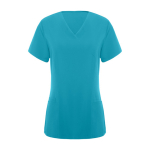 Dames tuniek van polyester en elastaan 170 g/m² Roly Ferox kleur cyaan blauw tweede weergave
