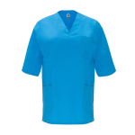 Uniseks tuniek van polyester en katoen 160 g/m² Roly Panacea kleur electrisch blauw tweede weergave