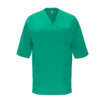 Uniseks tuniek van polyester en katoen 160 g/m² Roly Panacea kleur smaragdgroen  tweede weergave