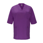 Uniseks tuniek van polyester en katoen 160 g/m² Roly Panacea kleur lila tweede weergave