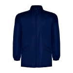 Uniseks regenjas van polyester 70 g/m² Roly Direct Escocia kleur marineblauw tweede weergave