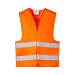 Veiligheidsvest met reflecterende strepen Roly Sirio kleur neon oranje tweede weergave