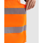 Veiligheidsvest met reflecterende strepen Roly Sirio kleur neon oranje detailweergave 2