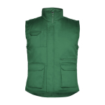 Werkvest van polyester en katoen 200 g/m² Roly Almanzor kleur groene fles tweede weergave