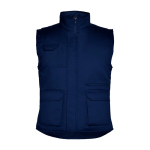 Werkvest van polyester en katoen 200 g/m² Roly Almanzor kleur marineblauw tweede weergave