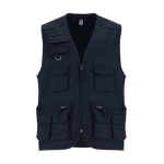 Werkvest met logo van katoen 200 g/m² Roly Venera kleur marineblauw tweede weergave
