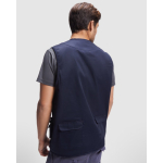 Werkvest met logo van katoen 200 g/m² Roly Venera kleur marineblauw vijfde gebruiksweergave