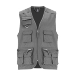 Werkvest met logo van katoen 200 g/m² Roly Venera kleur taupe grijs tweede weergave