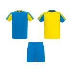 Uniseks sportset, 2 t-shirts en 1 broek 140 g/m² Roly Direct Juve kleur geel tweede weergave