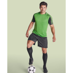 Uniseks sportset, 2 t-shirts en 1 broek 140 g/m² Roly Direct Juve kleur groen zesde gebruiksweergave