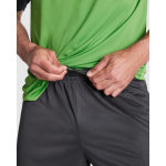 Uniseks sportset, 2 t-shirts en 1 broek 140 g/m² Roly Direct Juve kleur groen detailweergave 1