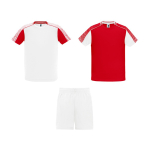 Uniseks sportset, 2 t-shirts en 1 broek 140 g/m² Roly Direct Juve kleur taupe tweede weergave