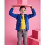 Fleece jas met hoge kraag en rits 300 g/m² Roly Direct Artic kleur rood tweede gebruiksweergave