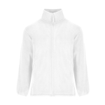 Fleece jas met hoge kraag en rits 300 g/m² Roly Direct Artic kleur wit tweede weergave