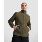 Fleece jas met hoge kraag en rits 300 g/m² Roly Direct Artic kleur wit eerste gebruiksweergave