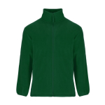 Fleece jas met hoge kraag en rits 300 g/m² Roly Direct Artic kleur groene fles tweede weergave
