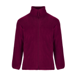 Fleece jas met hoge kraag en rits 300 g/m² Roly Direct Artic kleur granaat tweede weergave