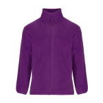 Fleece jas met hoge kraag en rits 300 g/m² Roly Direct Artic kleur paars tweede weergave