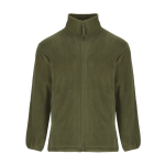 Fleece jas met hoge kraag en rits 300 g/m² Roly Direct Artic kleur olijfgroen tweede weergave