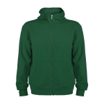 Sweatshirt met capuchon 280 g/m² Roly Direct Montblanc kleur groene fles tweede weergave
