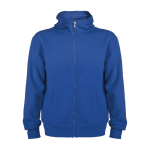 Sweatshirt met capuchon 280 g/m² Roly Direct Montblanc kleur koningsblauw tweede weergave