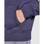 Sweatshirt met capuchon 280 g/m² Roly Direct Montblanc kleur marineblauw detailweergave 1