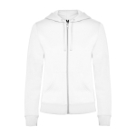 Dames sweatshirt van katoen 280 g/m² Roly Direct Veleta kleur wit tweede weergave