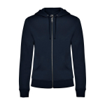 Dames sweatshirt van katoen 280 g/m² Roly Direct Veleta kleur marineblauw tweede weergave
