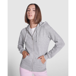 Dames sweatshirt van katoen 280 g/m² Roly Direct Veleta kleur marineblauw eerste gebruiksweergave