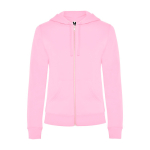 Dames sweatshirt van katoen 280 g/m² Roly Direct Veleta kleur lichtroze tweede weergave