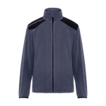 Fleecejas in kleuren van polyester 220 g/m² Roly Terrano kleur zwart tweede weergave