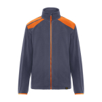 Fleecejas in kleuren van polyester 220 g/m² Roly Terrano kleur oranje tweede weergave