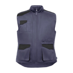 Werkvest van polyester en katoen 200 g/m² Roly Armada kleur zwart tweede weergave